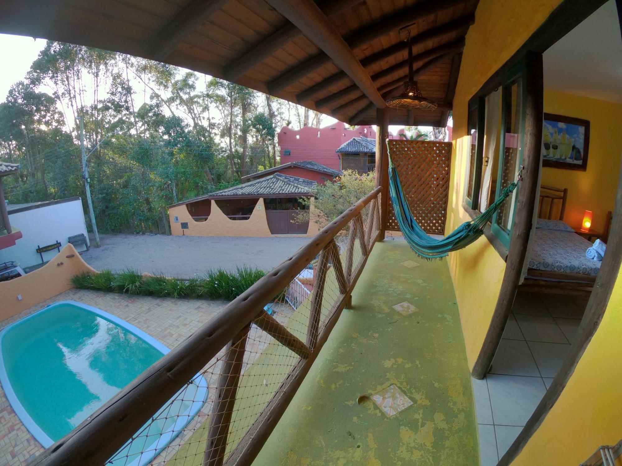 Pousada Beleza Pura Na Praia Da Ferrugem Hotell Garopaba Rom bilde